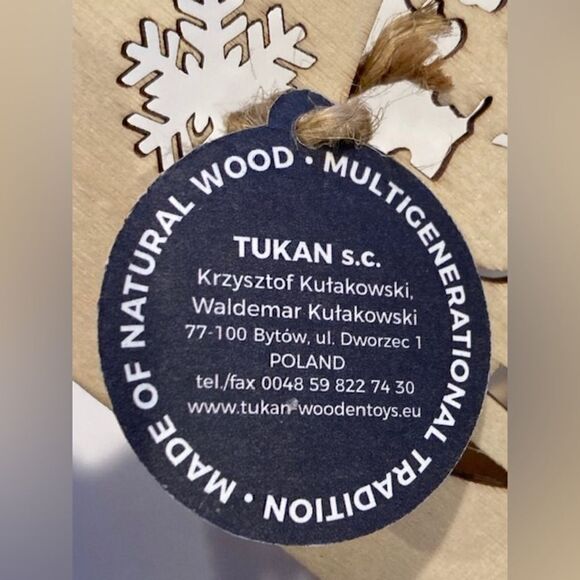 Wooden Merry Christmas Votive Candle Holder Laser Cut Lettering NEW - Picture 10 of 12